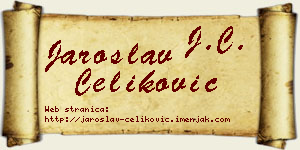 Jaroslav Čeliković vizit kartica
